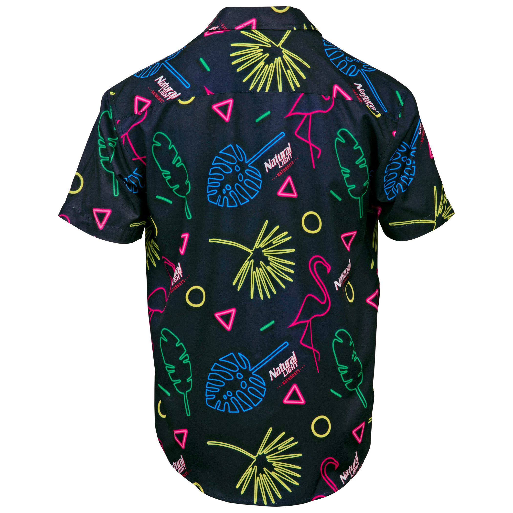Natural Light Naturdays Retro Tropical Bros. Hawaiian Shirt